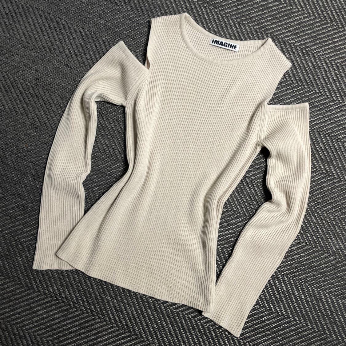 IMAGINE 빈티지 오프숄더 긴팔 티셔츠 y 5330 상품이미지1