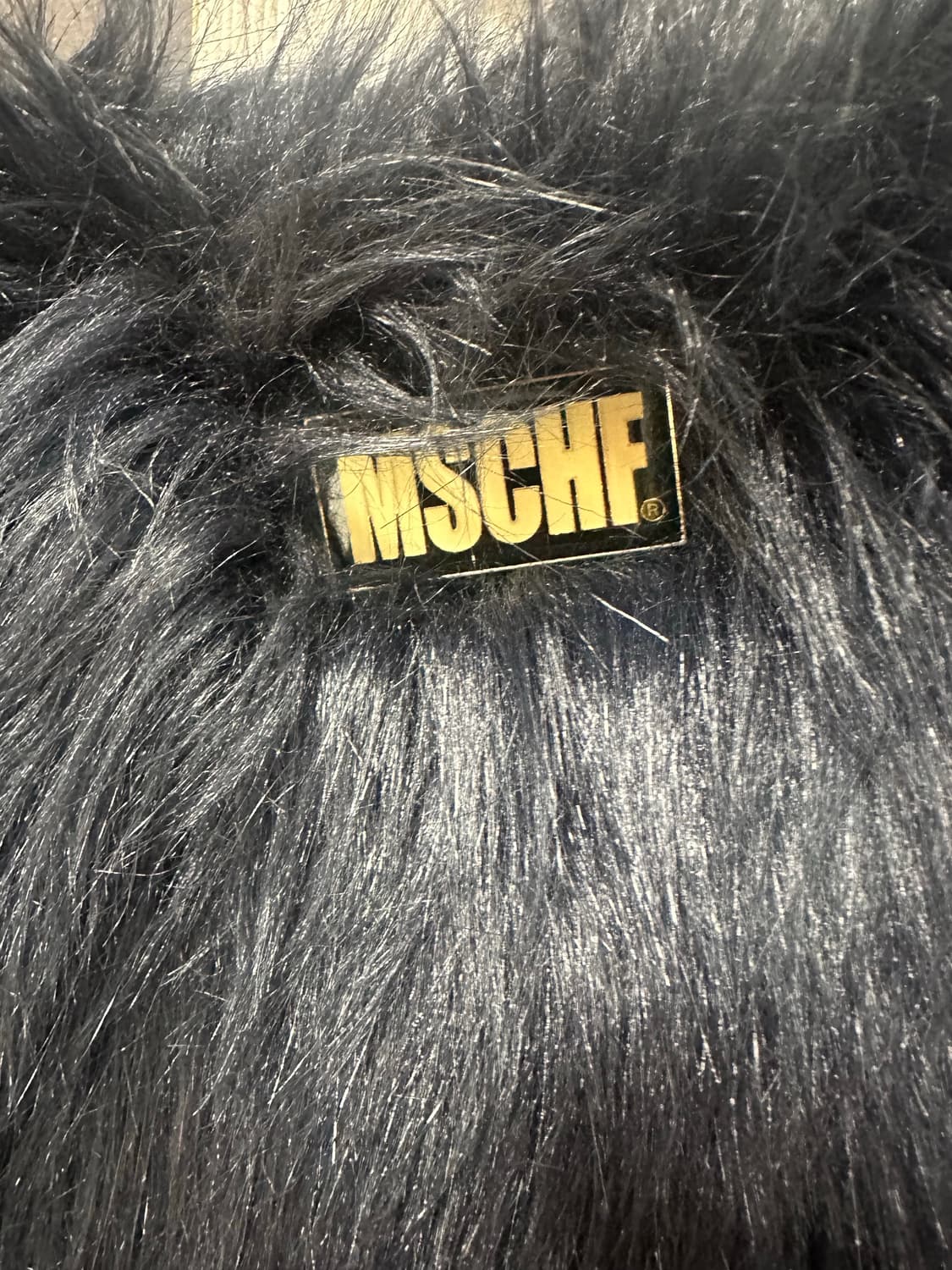 미스치프 (MSCHF) 네이비 퍼 코트 (S) 상품이미지4