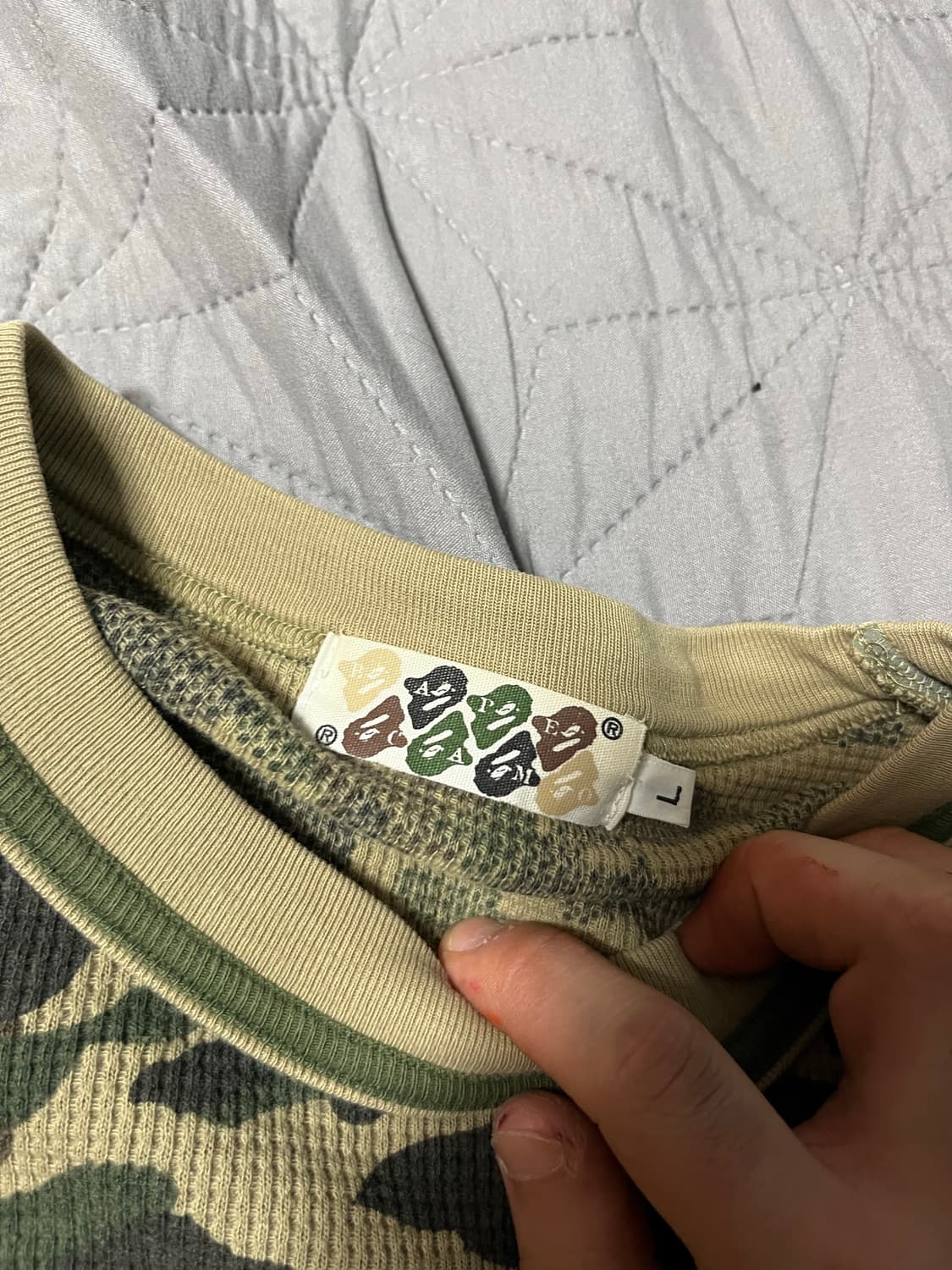 베이프 와플 티셔츠 상품이미지3