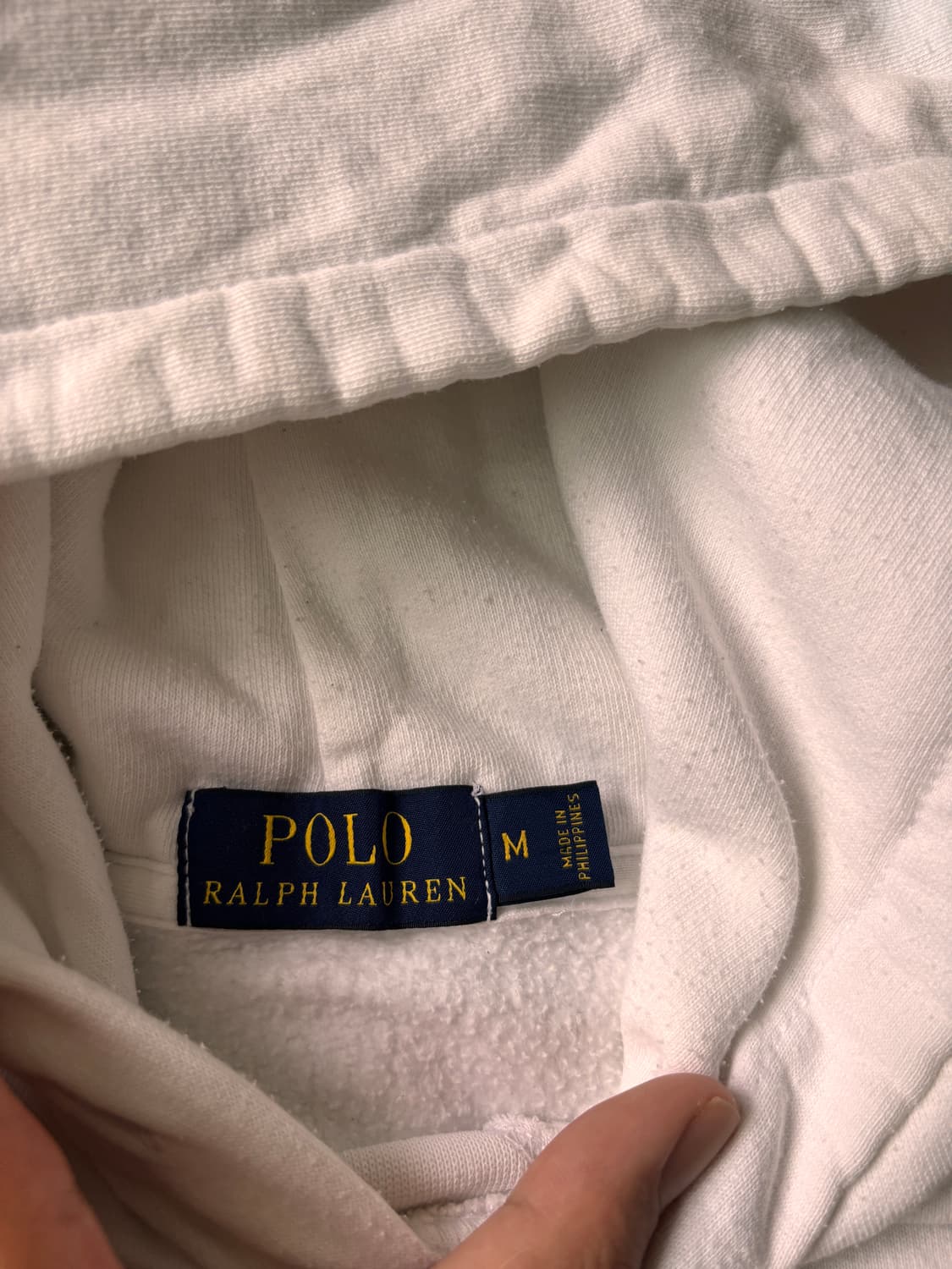 POLO Big Pony Hoodie White and Green M 상품이미지3