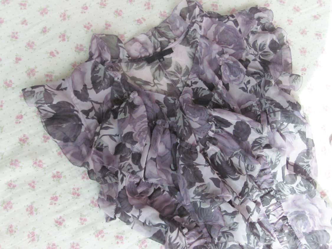 오네갸루 퍼플로즈 블라우스 상품이미지8