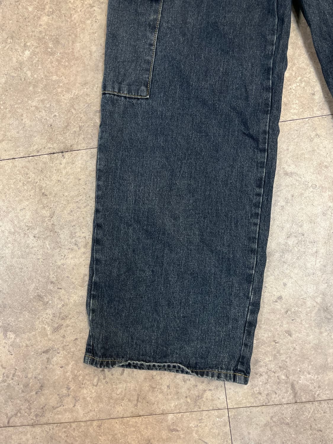 빈티지 카고 밴딩 데님 팬츠 L #csz3580 상품이미지4