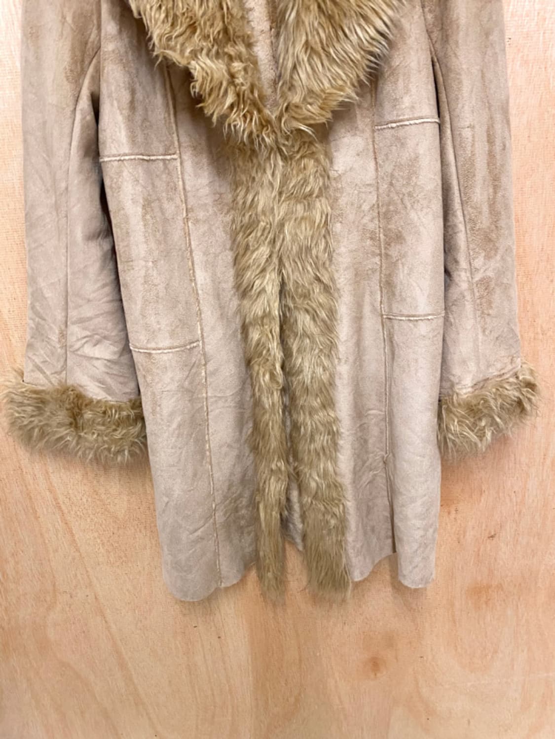 VTG fur mustang coat 인조 퍼 무스탕 코트 상품이미지6