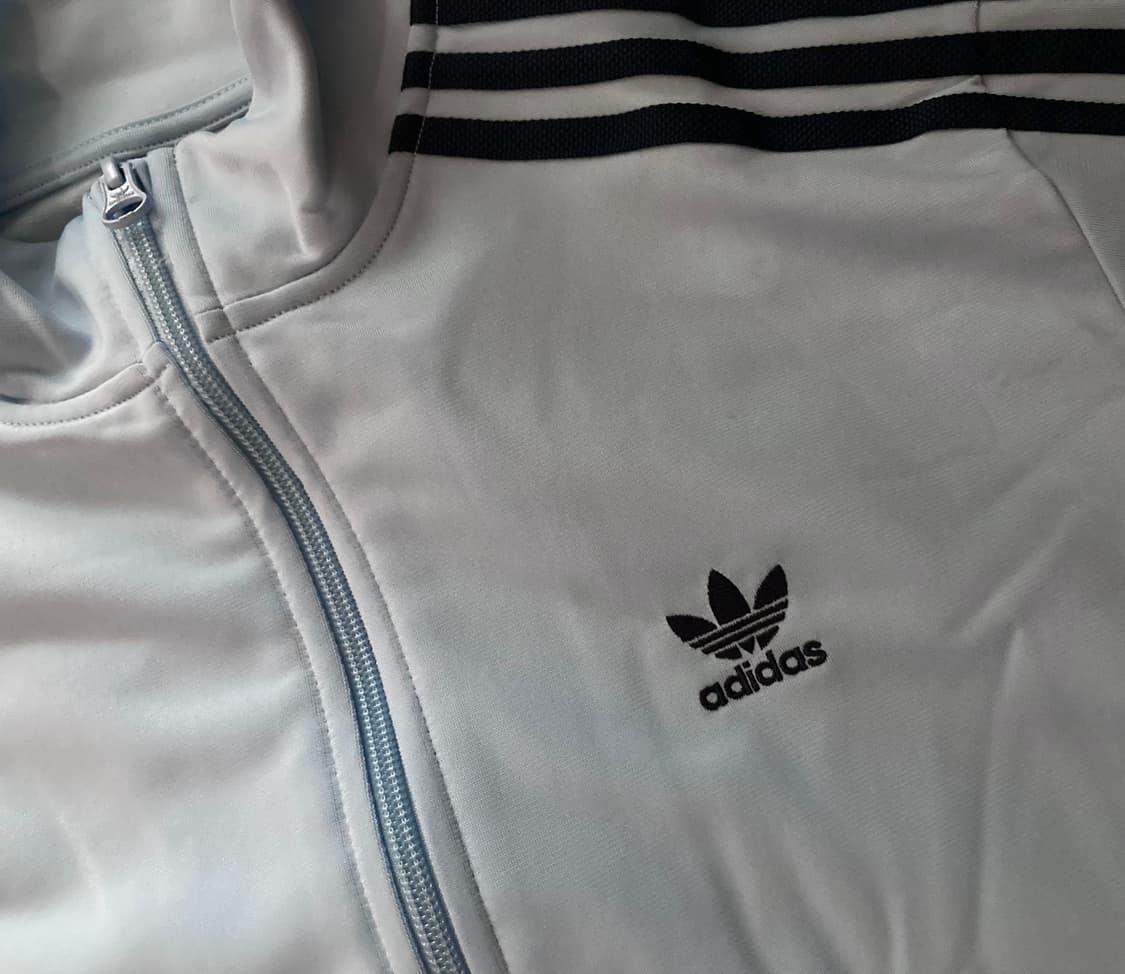 아디다스 트랙탑 져지 트레이닝복 세트 하늘색 상품이미지2