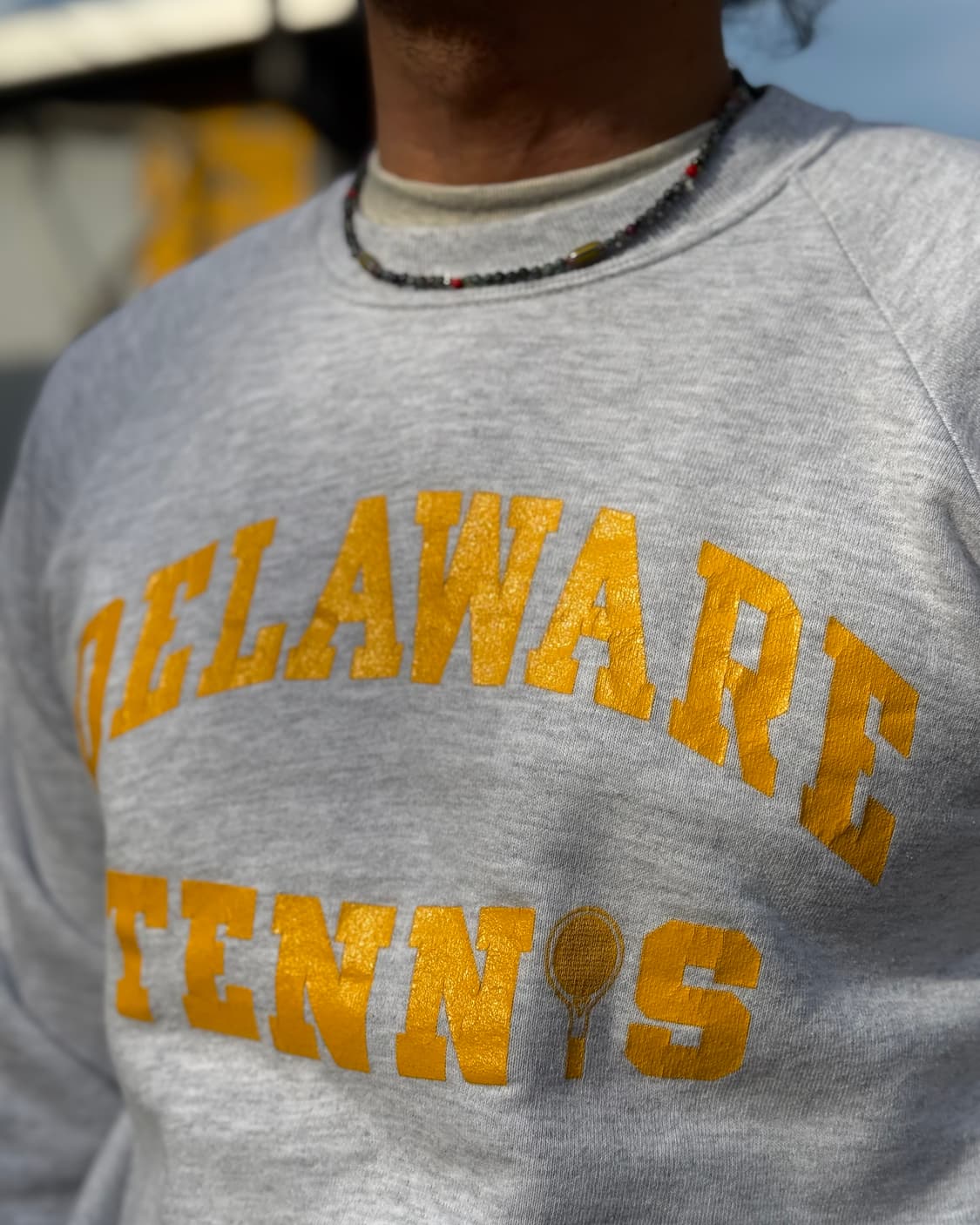 80-90's 저지스 델라웨어 테니스 스웻셔츠 L 상품이미지10