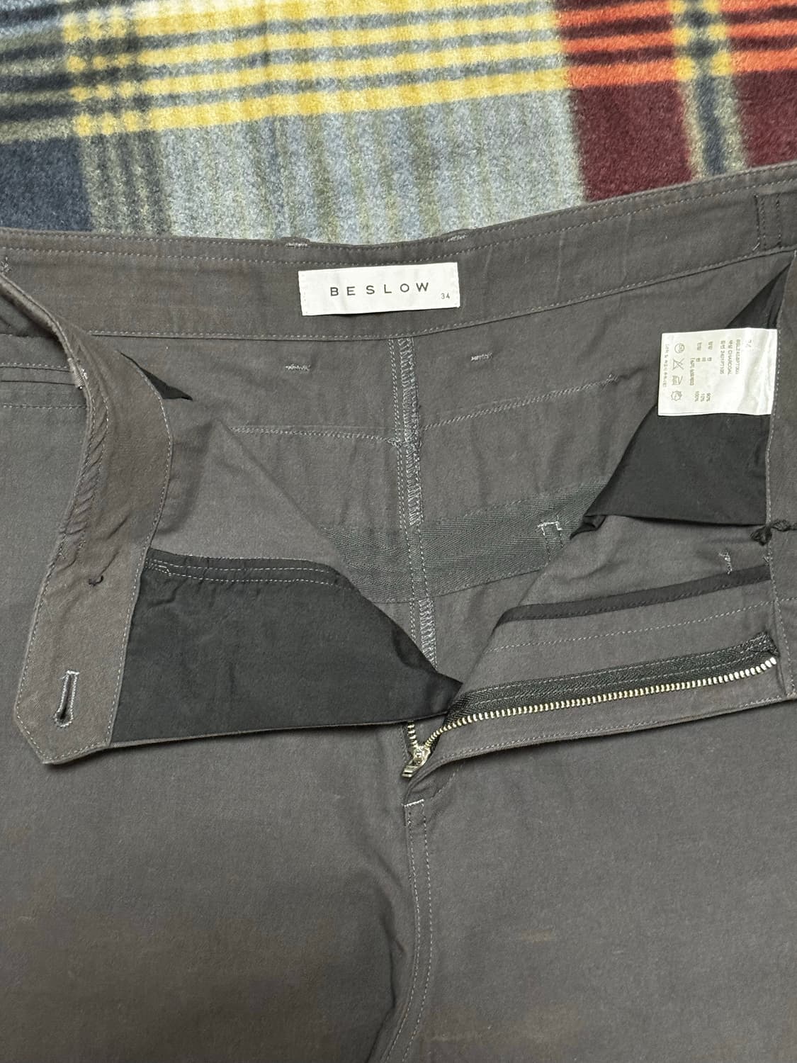 비슬로우 치노 팬츠 (차콜, 34) 상품이미지3