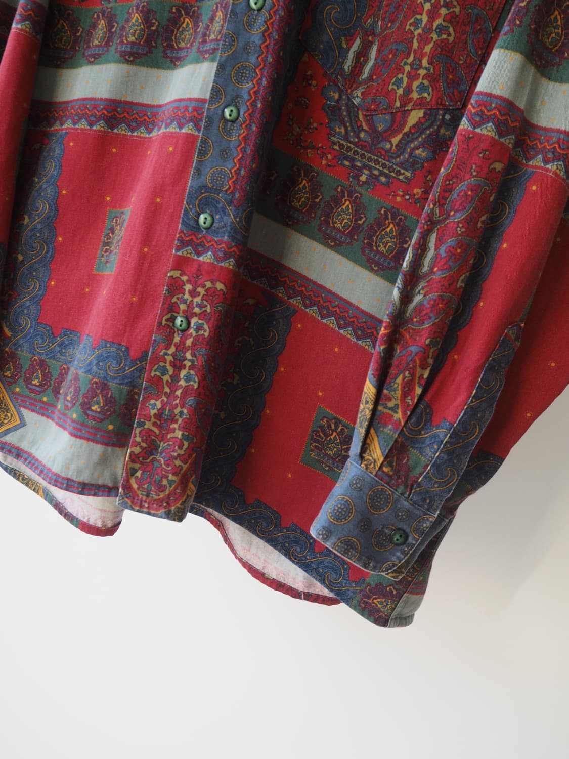 vintage pattern shirt  상품이미지4