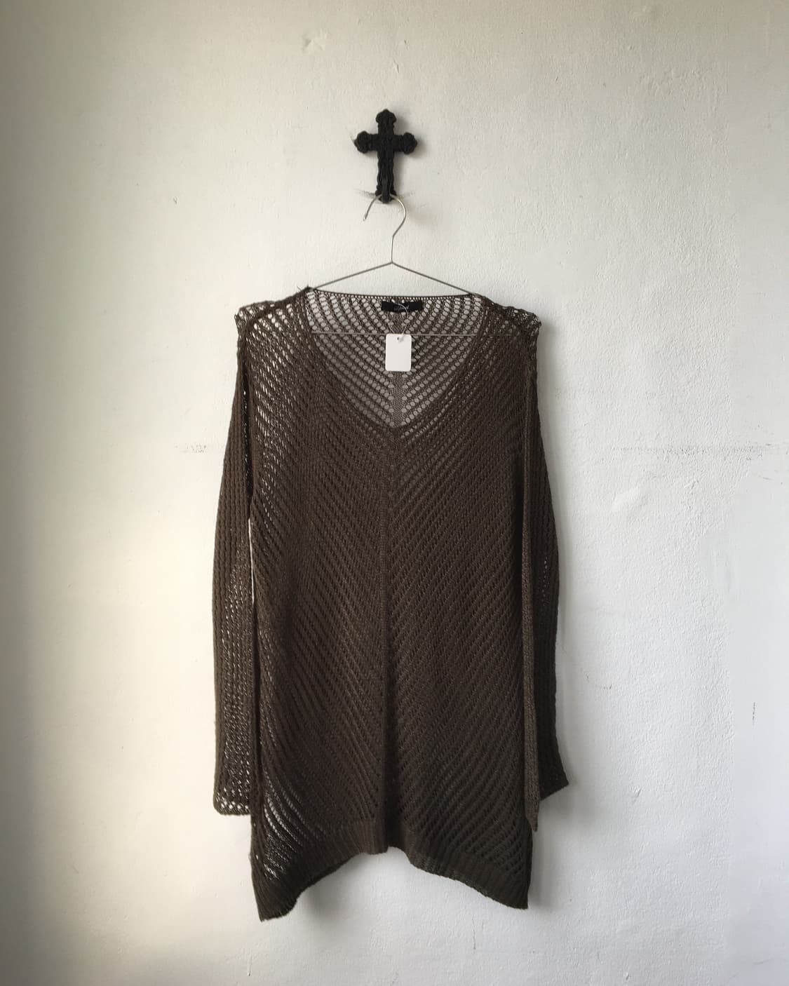 Khaki Punching knit 상품이미지2