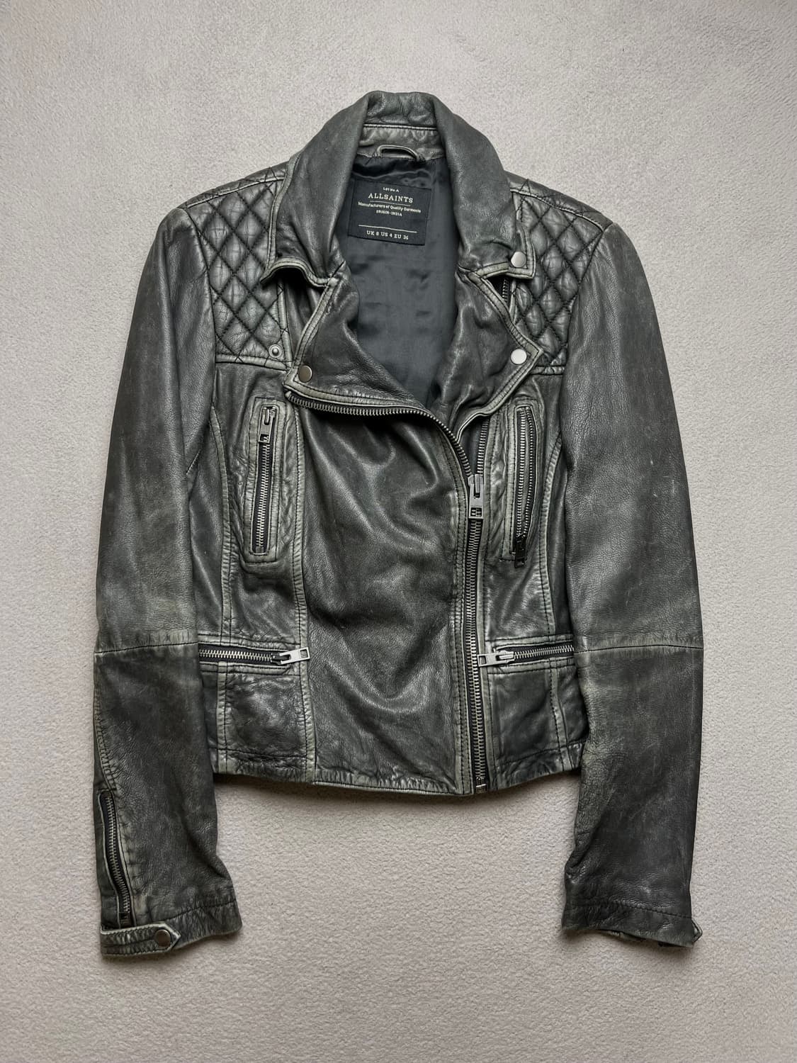 [8] all saints 올세인츠 가죽자켓 - 라이더자케 (여성) 상품이미지1