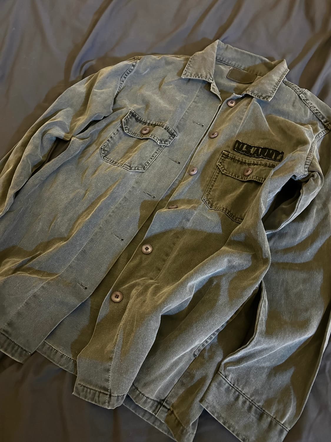 Vintage Us Army Washed Shirts 상품이미지3