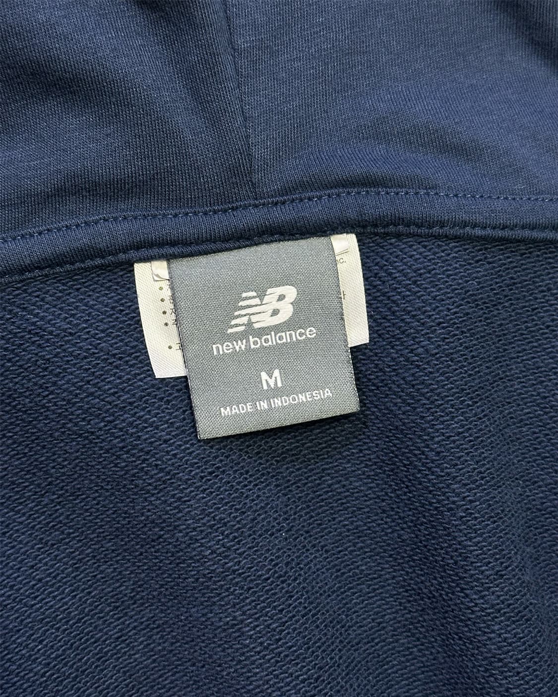 뉴발란스 후드집업 블루 상품이미지3