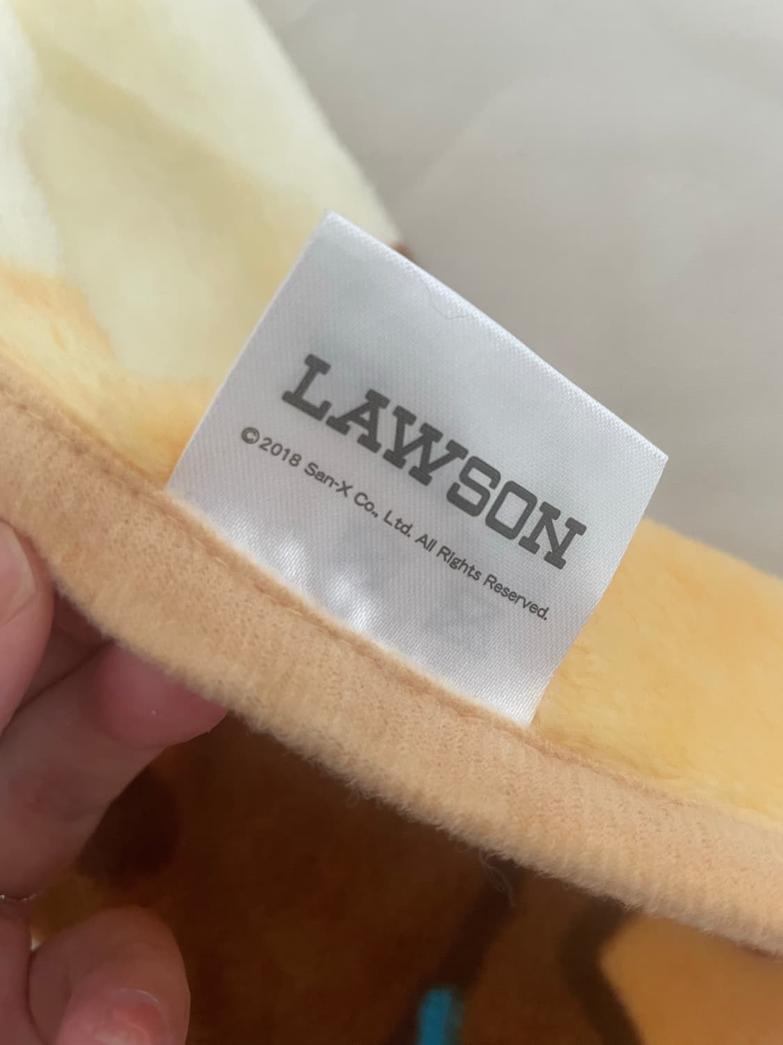 리락쿠마 lawson 로손 15주년 무릎담요💛🤎 상품이미지2