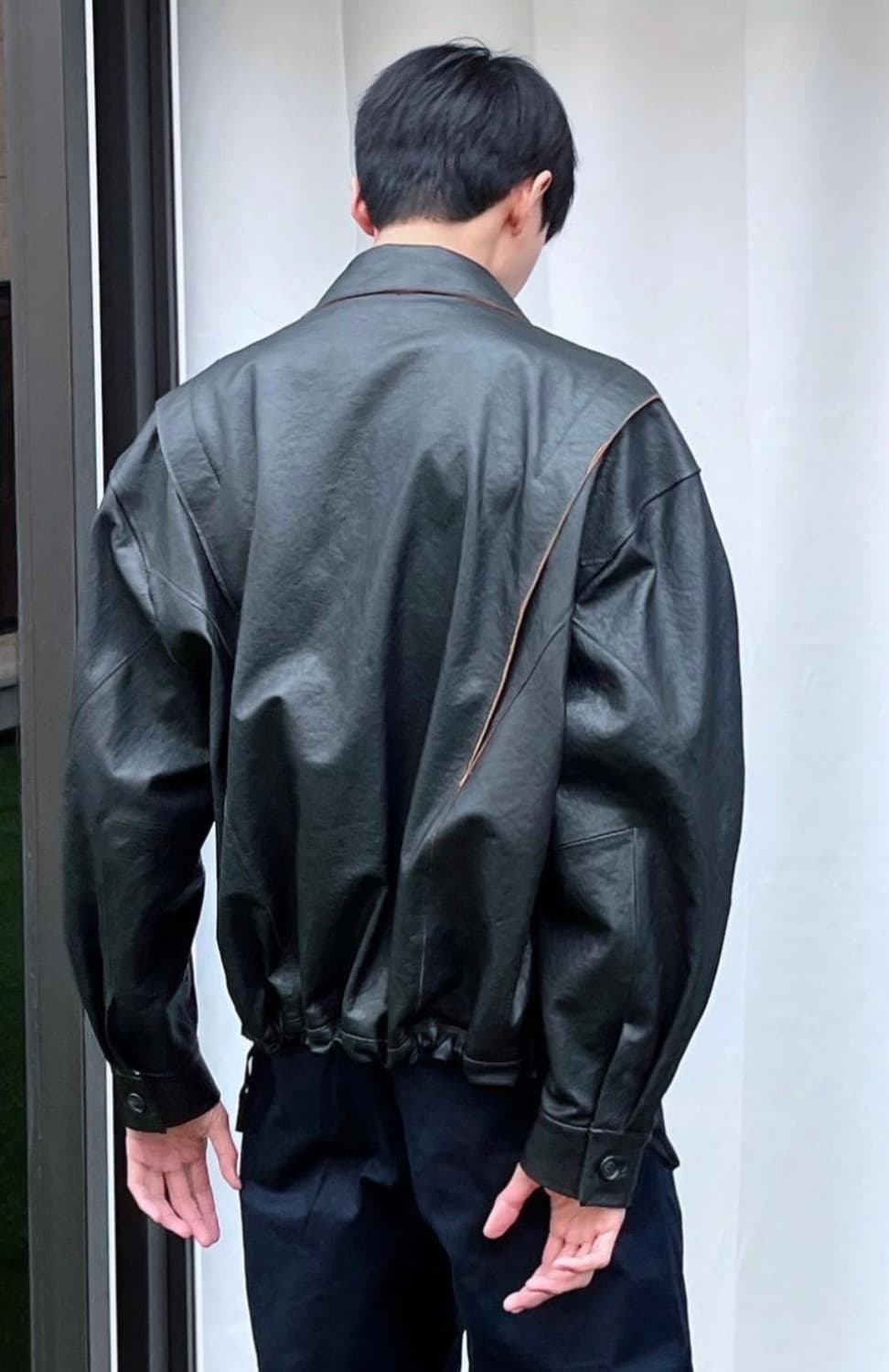 쿠어 라이더스 컷오프 가죽자켓 M  상품이미지4