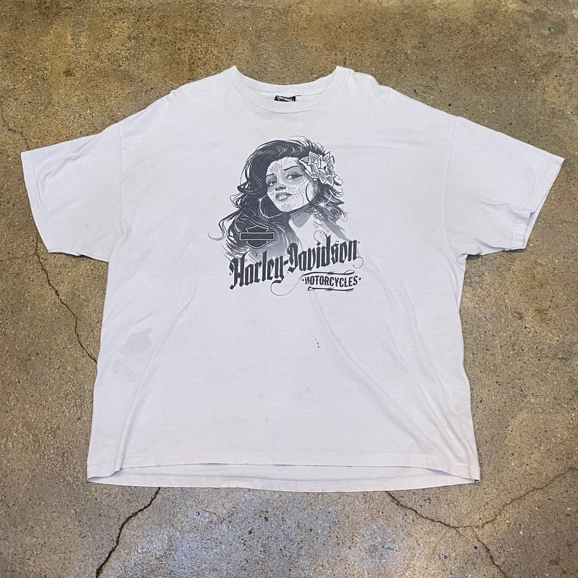 미국 빈티지 할리데이비슨 레어 유니크 프린팅 티셔츠 반팔티 상품이미지1