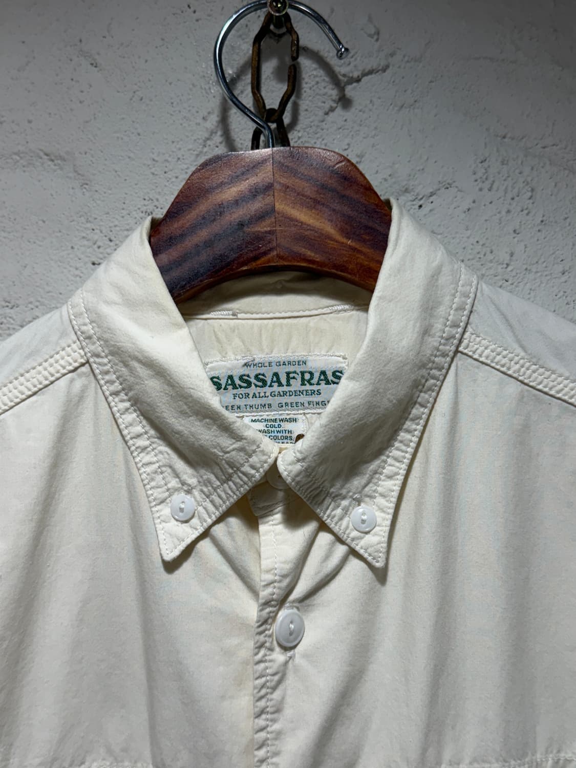 SASSAFRAS 사사프라스 면 워크셔츠 가드너웨어 아메카지룩 상품이미지4