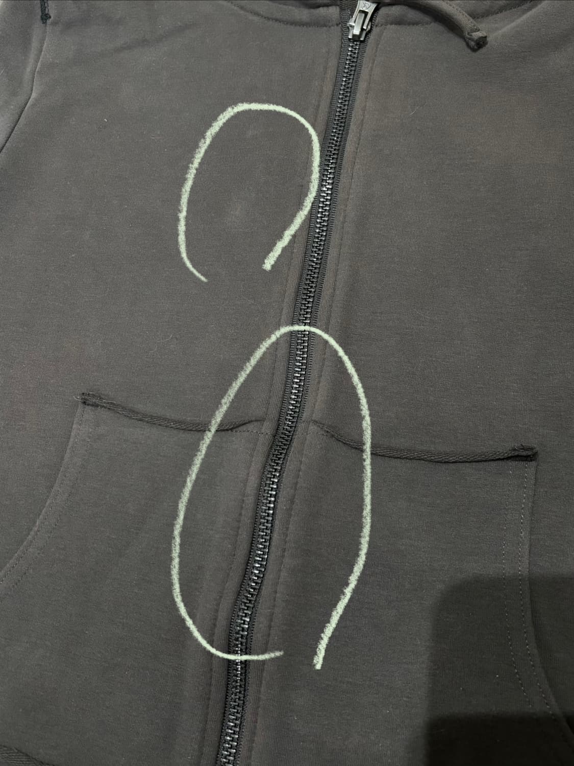 코이세이오 스티치 후드집업 다크브라운 (서지수착용) 상품이미지5