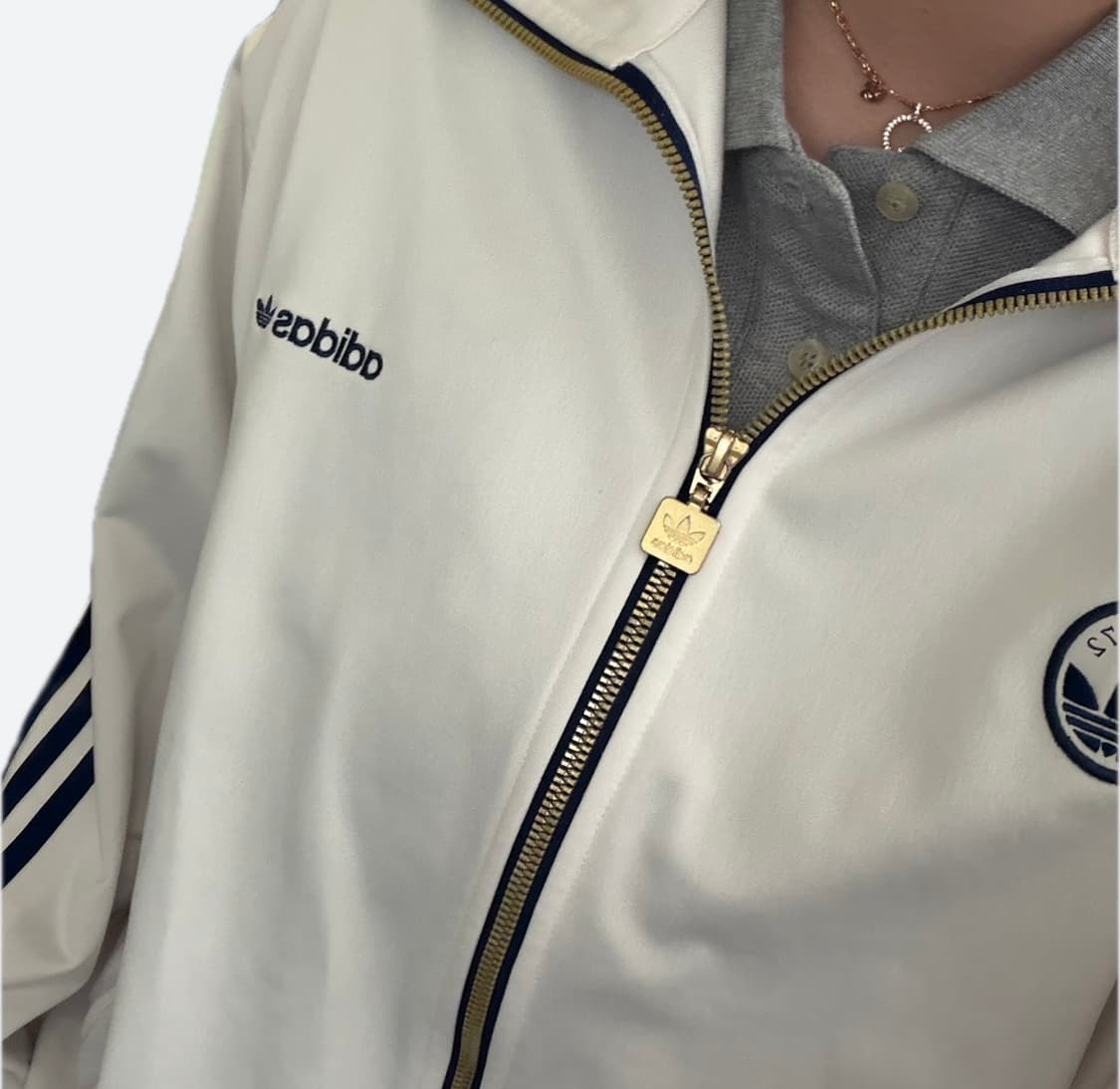 🤍아디다스 파이어버드 클라우드 화이트 트랙탑 져지🤍 상품이미지3