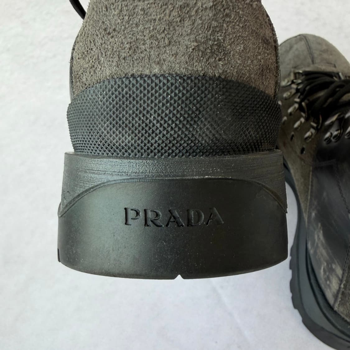 Prada 2018fw Suede Hiking Boots 상품이미지5