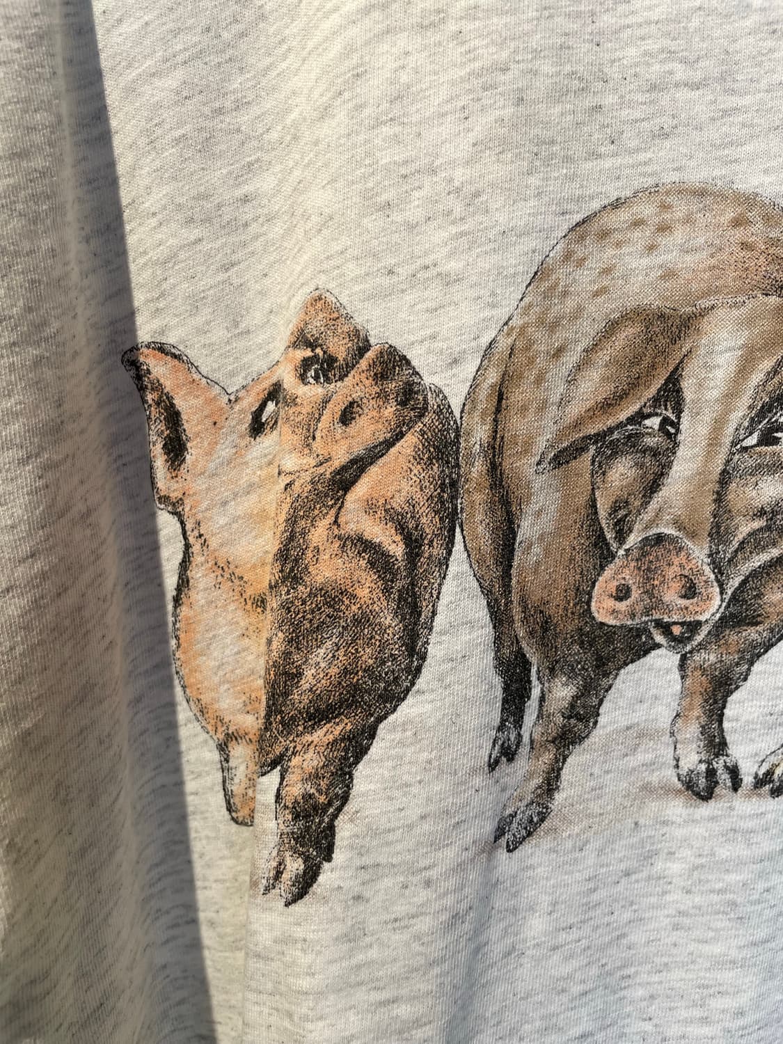 90s 오네이타 Pig 티셔츠 싱글스티치 상품이미지4