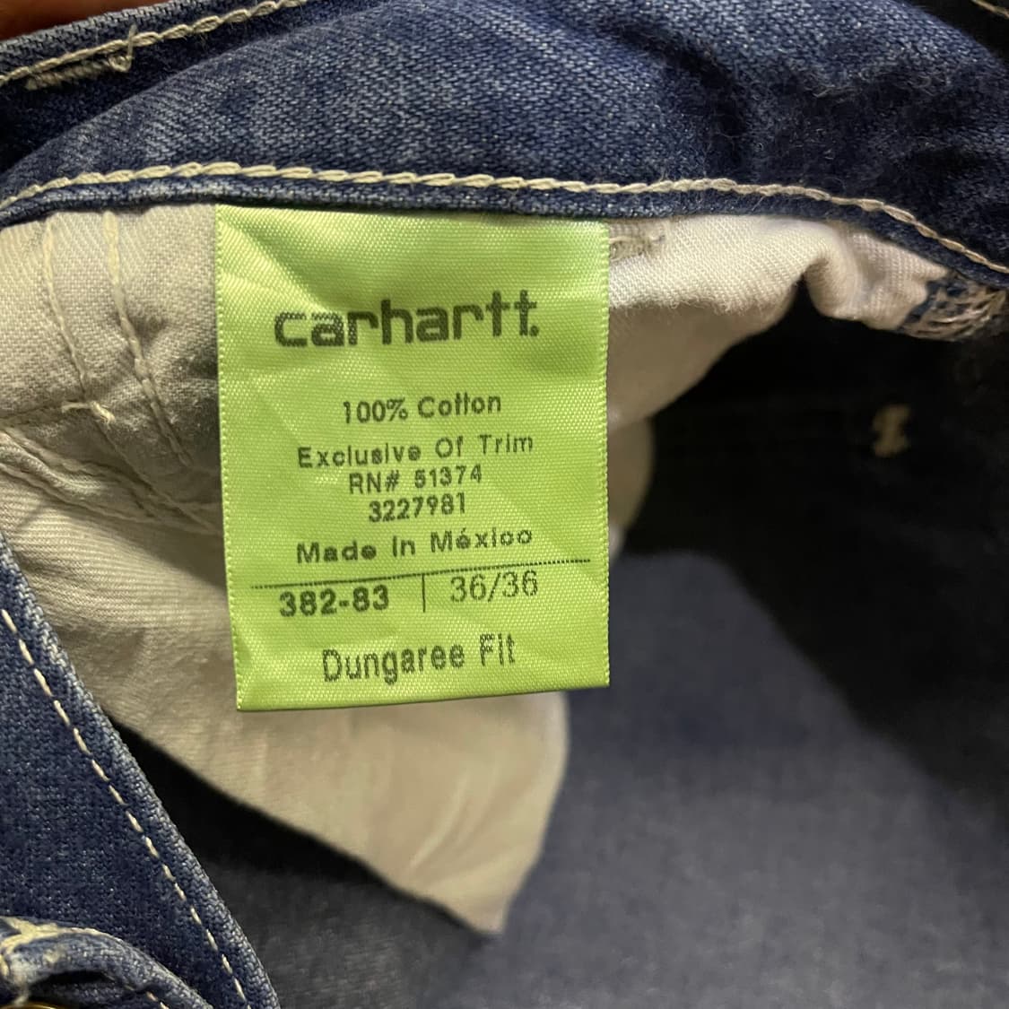 칼하트 덩가리핏 카펜터 상품이미지2