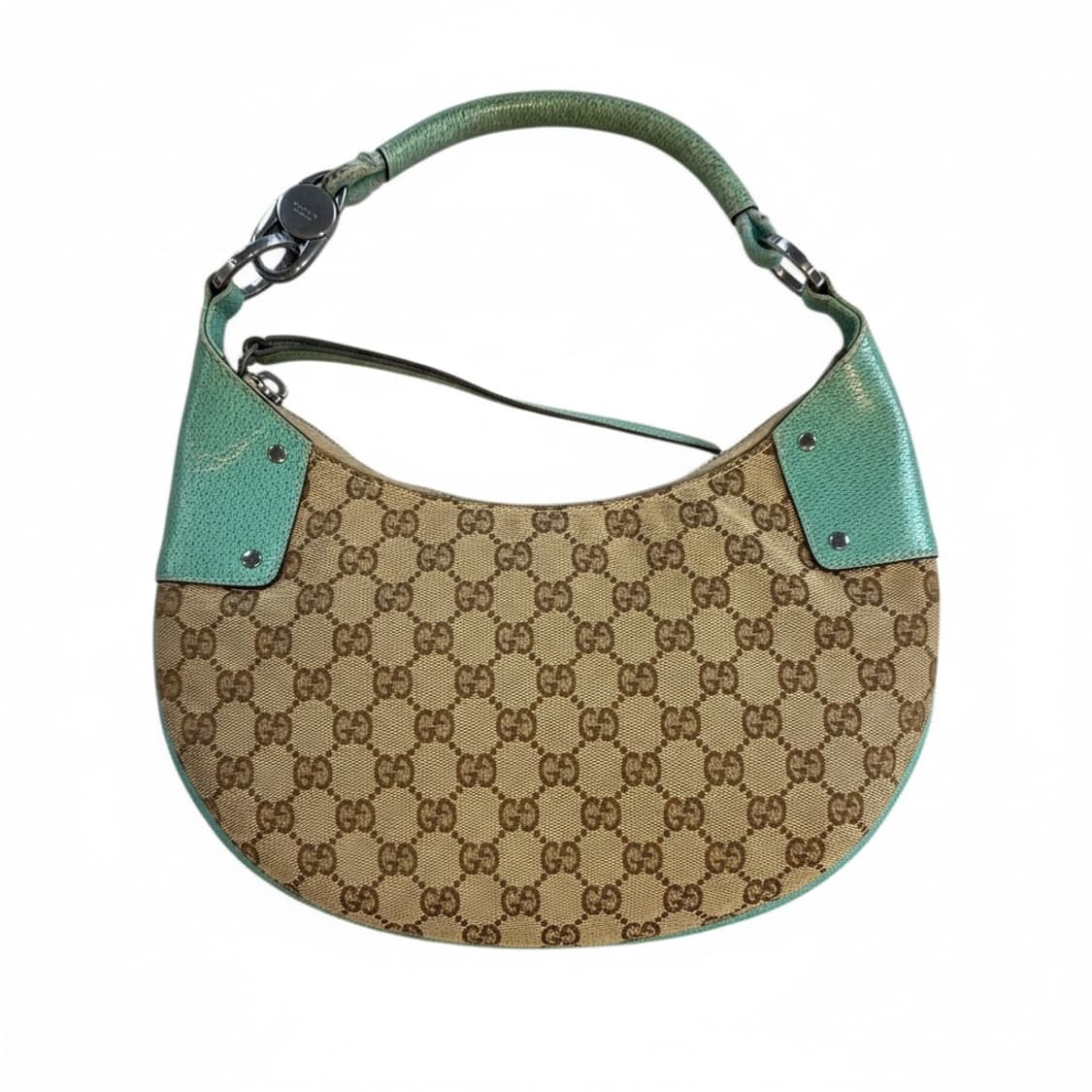 구찌 정품 GG 패브릭 호보백 민트 상품이미지1