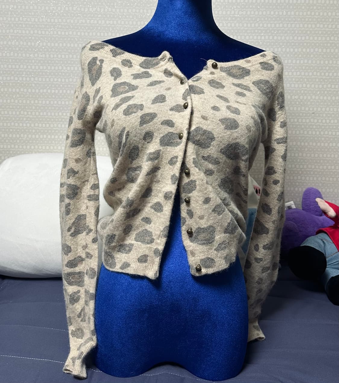 일빈 레오파드 가디건 상품이미지1