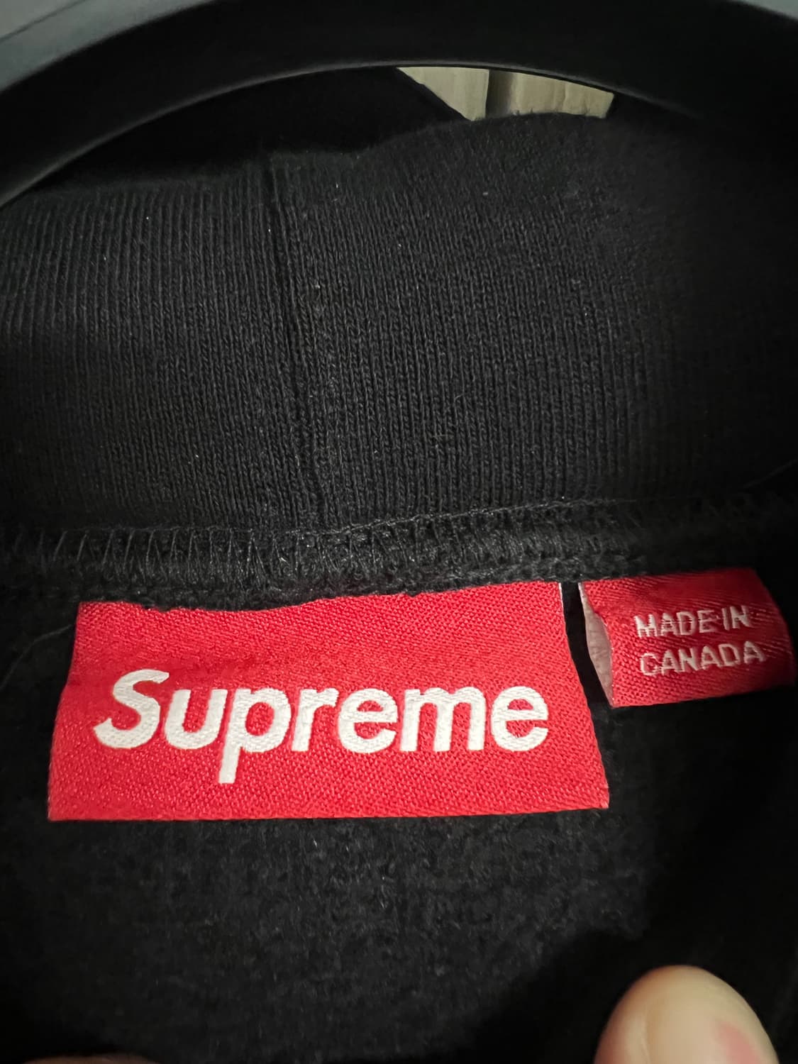 슈프림 스몰 박스 후드 스웨트셔츠 블랙 - 25FW, M size 상품이미지3