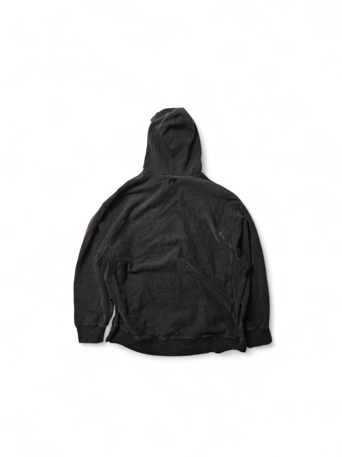 1990's 올드 갭 GAP 리버스위브 하드페이딩 디스트레스드 후드 L 상품이미지4