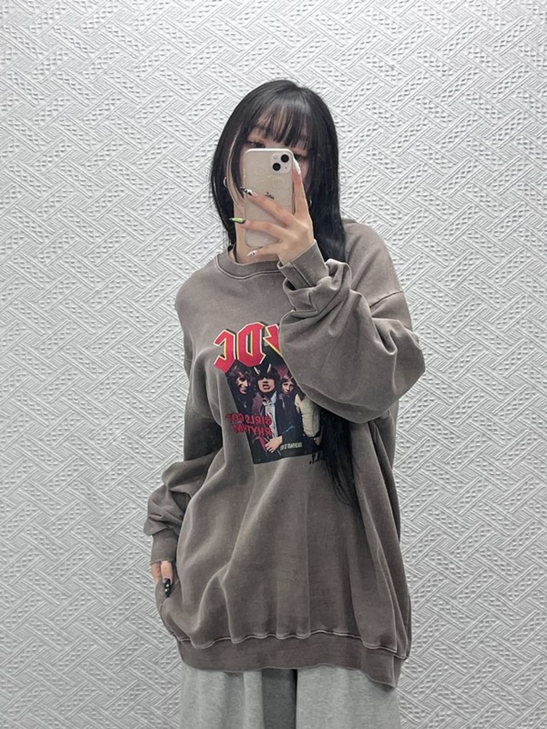 에이씨디씨 아카이브 메탈 펑크 프린팅 오버핏 맨투맨 XL C08723 상품이미지2