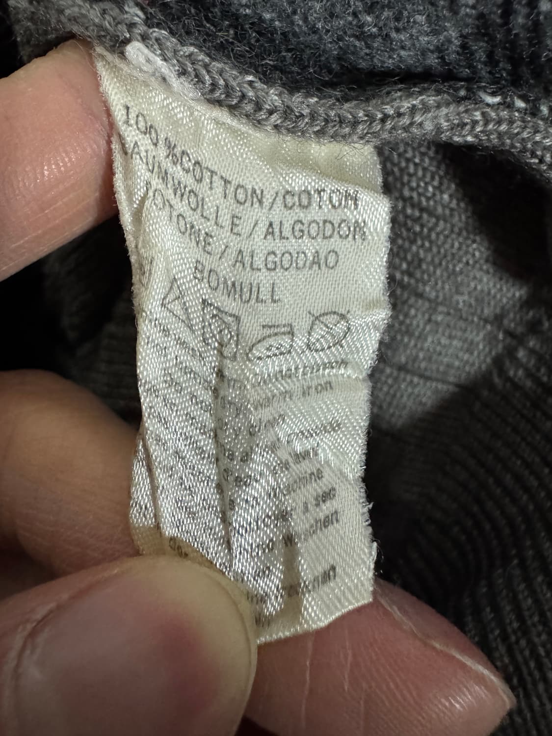 버버리 런던 커스텀 빈티지 노바체크 가디건 L 상품이미지4