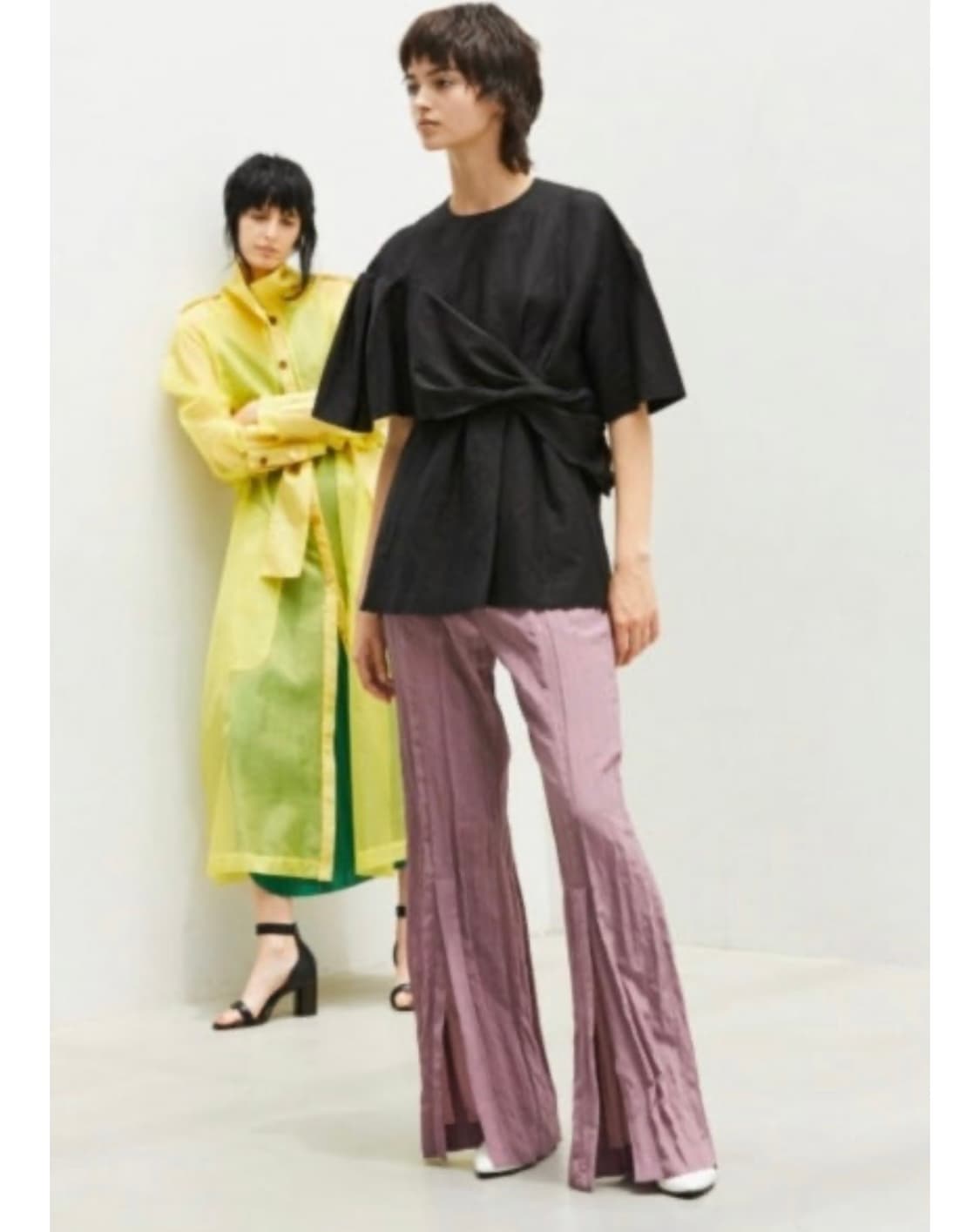 Akiranaka 아키라나카 프론트슬릿 팬츠 상품이미지1