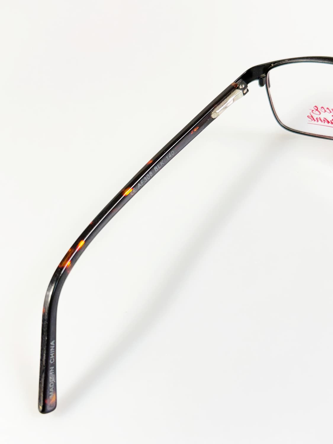 ALICE & FRANK 블랙 메탈 슬림 스퀘어 빈티지 안경 상품이미지7