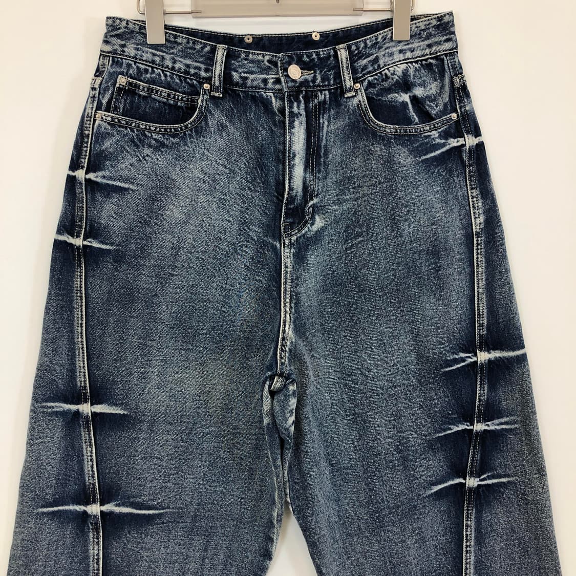 메종미네드 핀치 와이드데님진 32 인치 상품이미지2