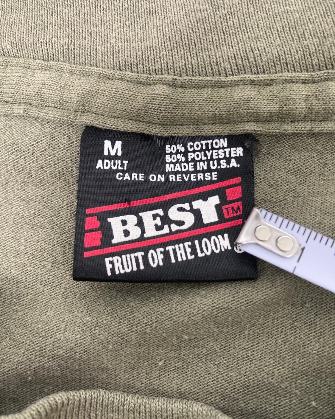 90s Single Stitched Tee (olive green) 상품이미지3