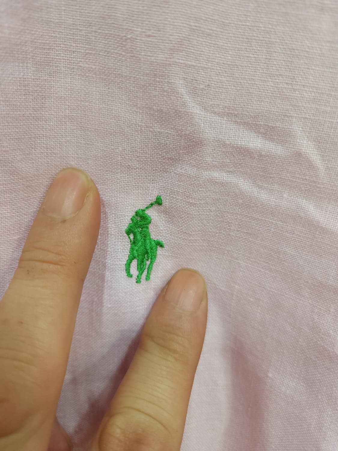 폴로 랄프로렌 핑크 반팔 린넨 셔츠

 상품이미지3