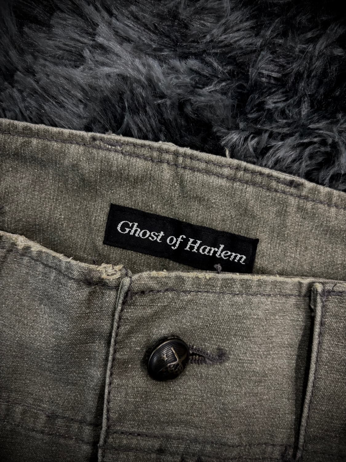 Ghost of Harlem 베이지 카고 숏스커트 상품이미지5