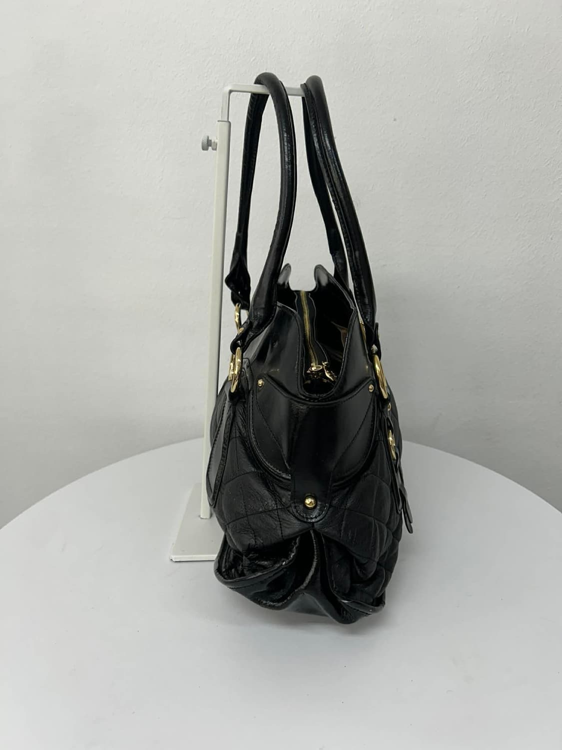 발렌시아가 퀄팅 BB 레더 숄더 토트백 상품이미지2