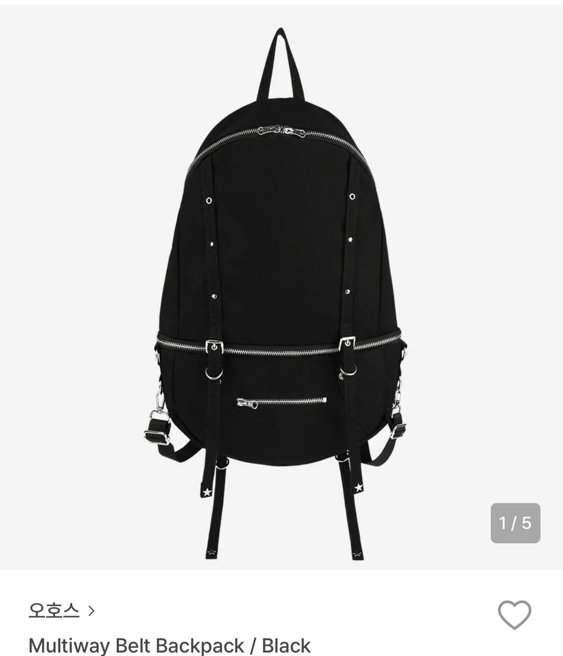 오호스 멀티웨이 벨트 백팩 ojos 상품이미지1