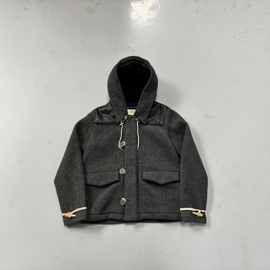 위즈리미티드 울 후드 자켓  상품이미지1