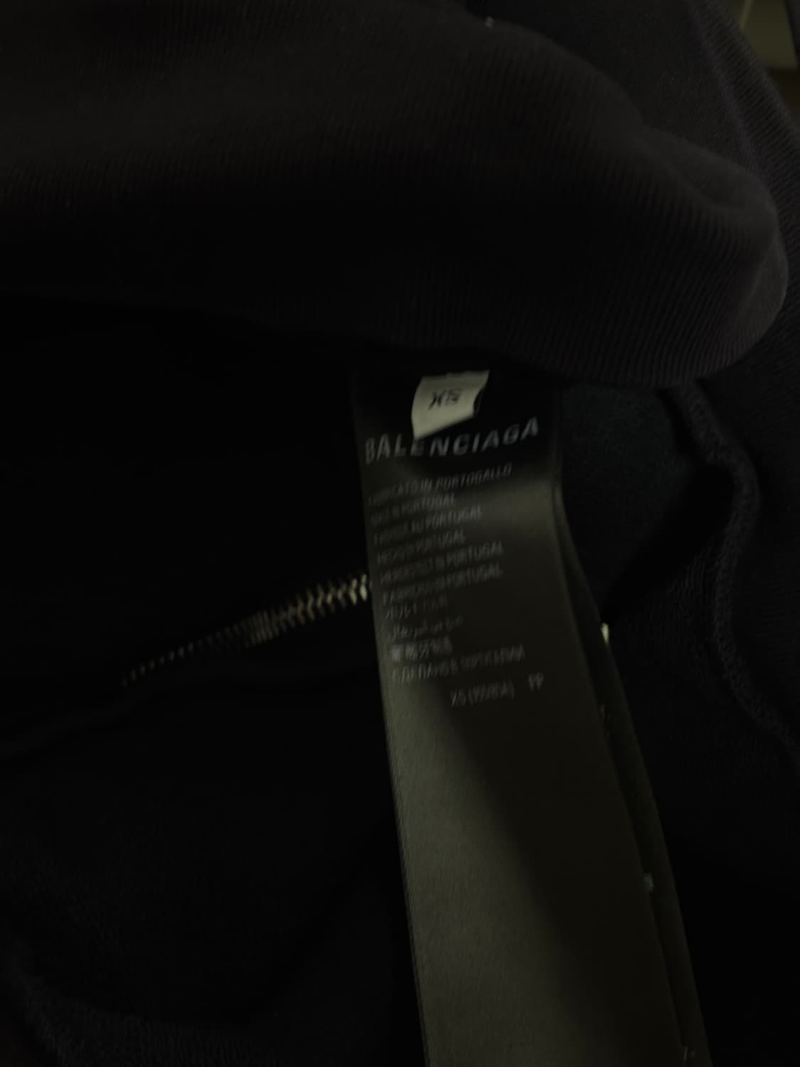 발렌시아가 샘플 스티커 후드집업 xs 상품이미지4