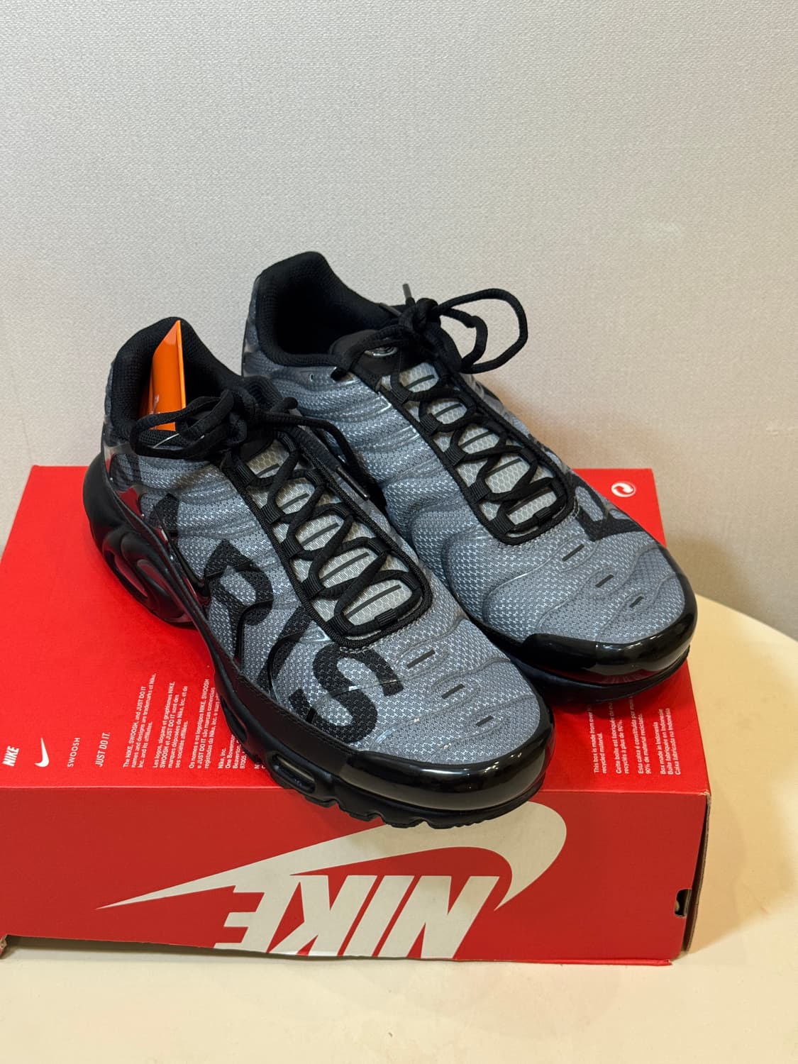 나이키 에어 맥스 플러스 블랙 파티클 그레이 280mm 상품이미지7