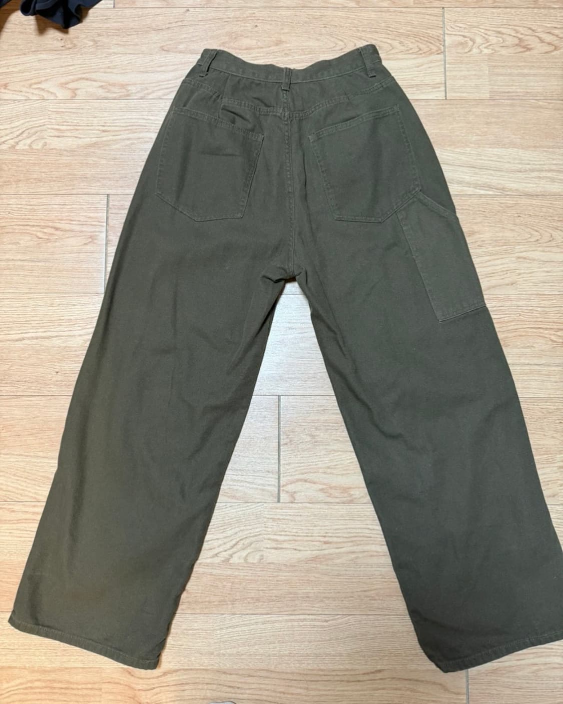 (28~30size) 세미와이드핏 사이드포인트 카펜더 카키 데님팬츠 상품이미지2