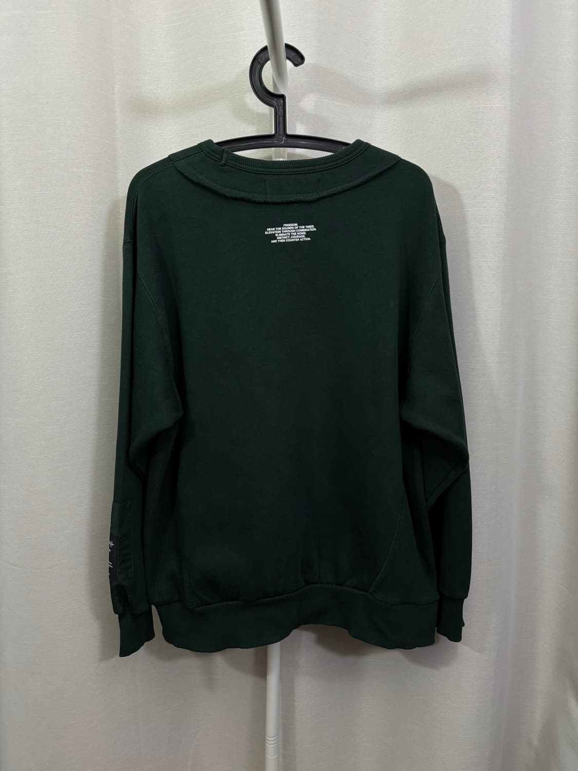 GU x Undercover 언더커버  L 오버핏 헤비웨이트 다크그린 상품이미지4