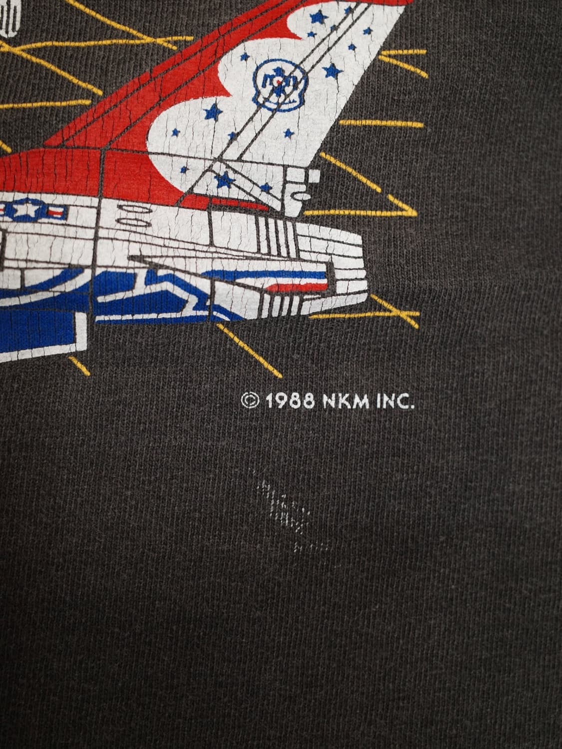 80‘s 미국 전투기 F-16 티셔츠 상품이미지6