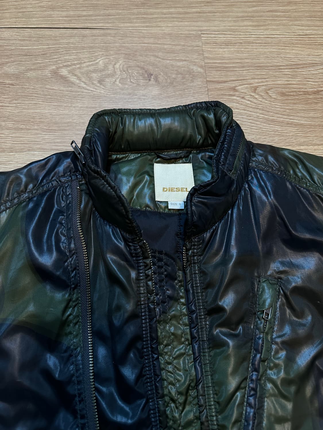 디젤 밀리터리 경량패딩 상품이미지2