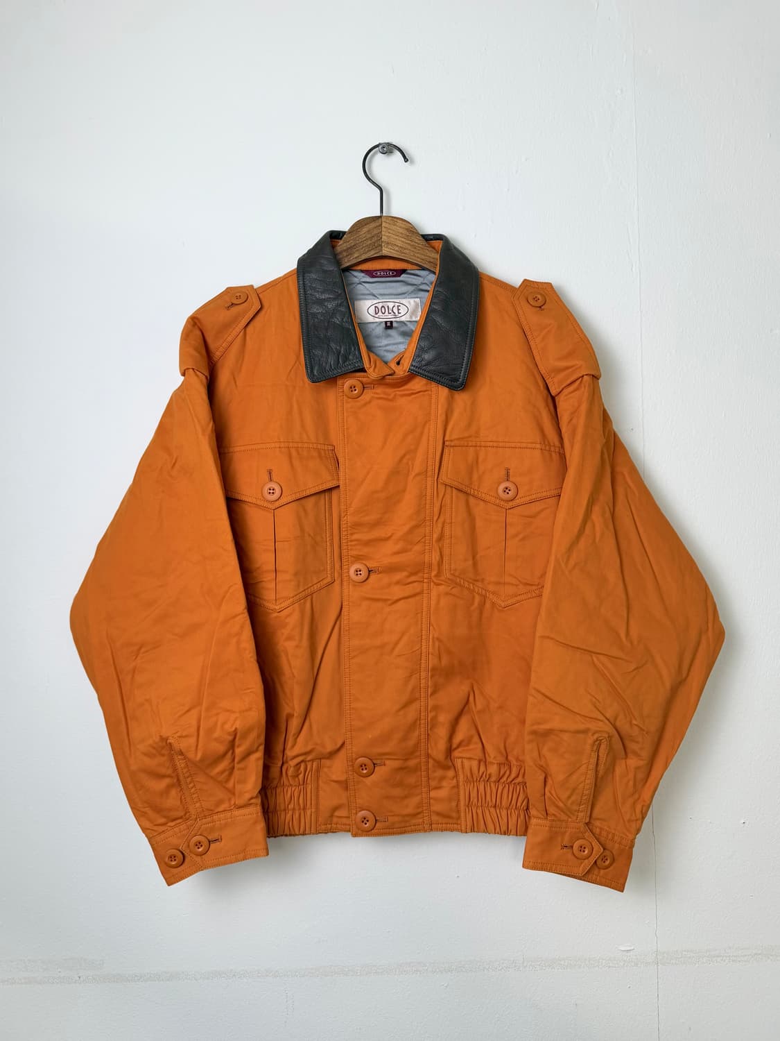 90s DOLCE 코튼/나일론 블루종 상품이미지1