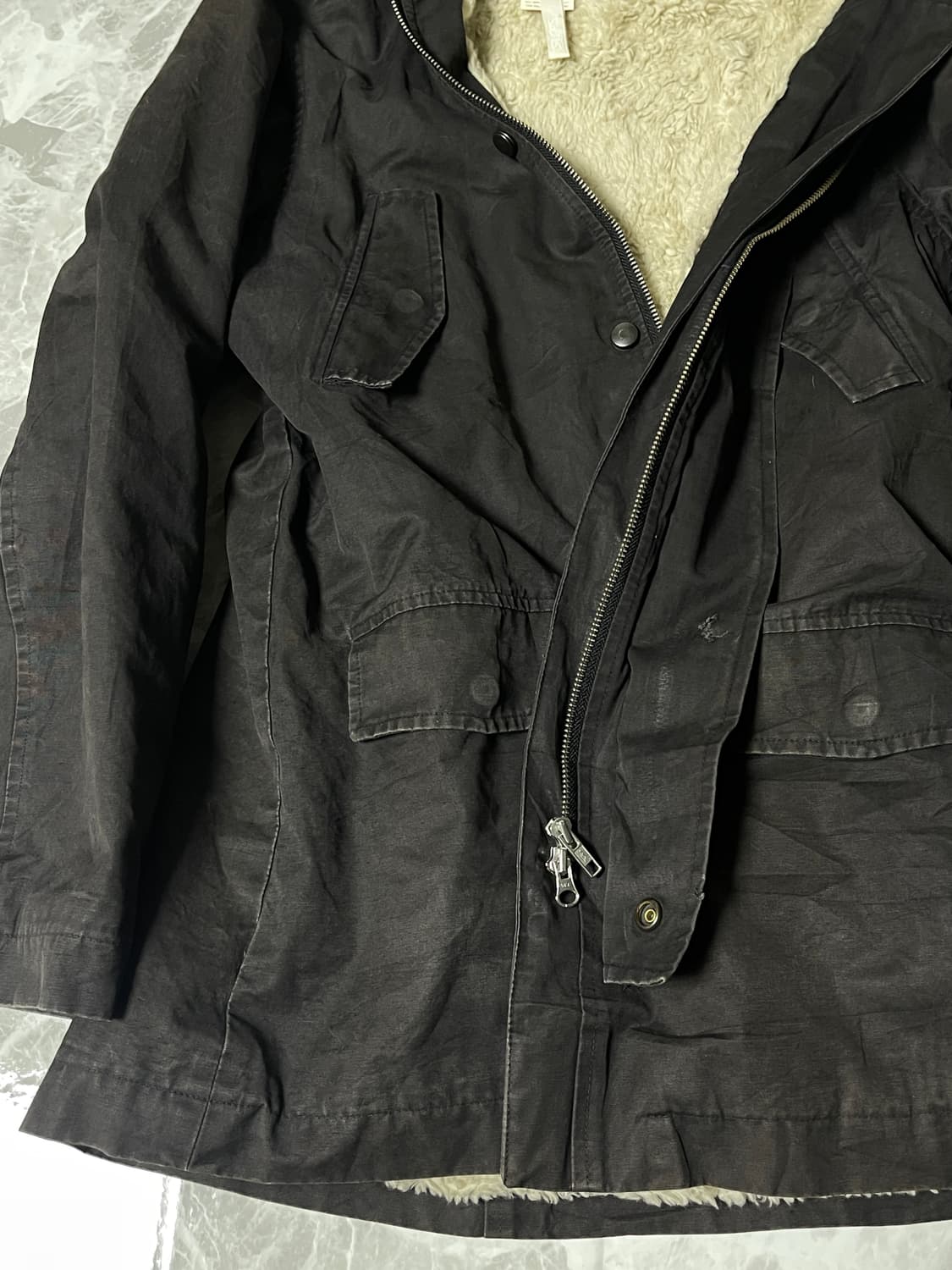 (Silas)fur hoody jacket 상품이미지5