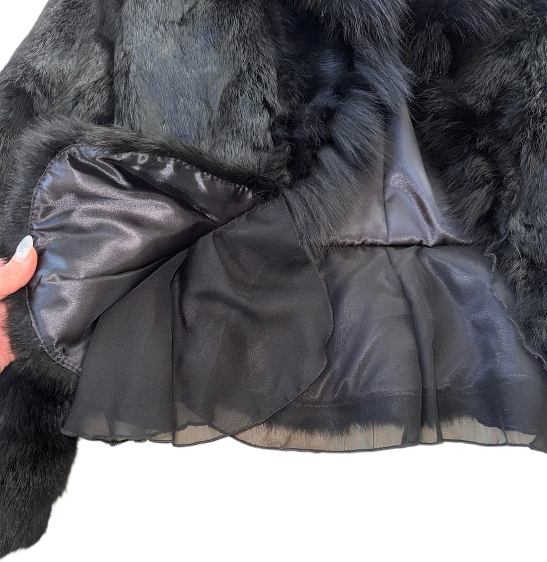 오네갸루 밍크퍼 숏자켓 상품이미지4