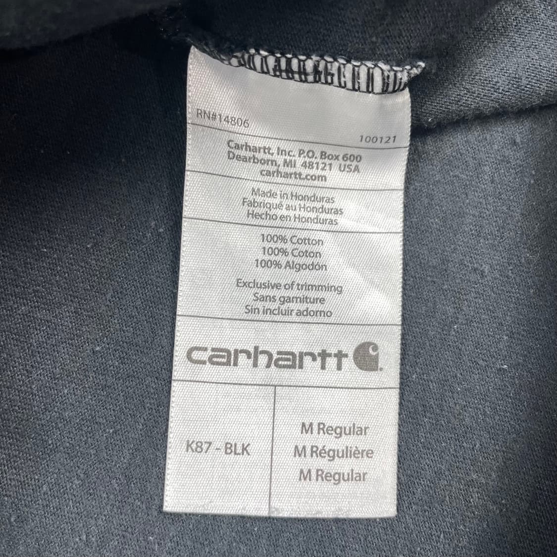 (M) 칼하트 반팔티 상품이미지5