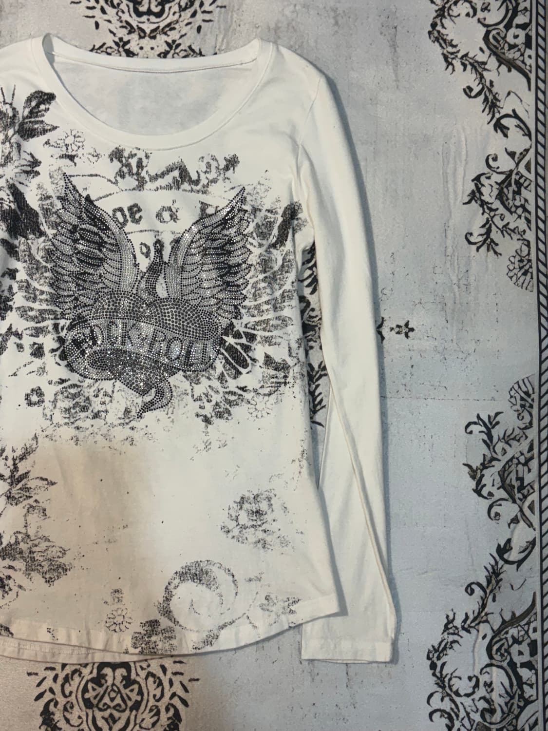 Y2K rock&roll cubic long sleeve 상품이미지7